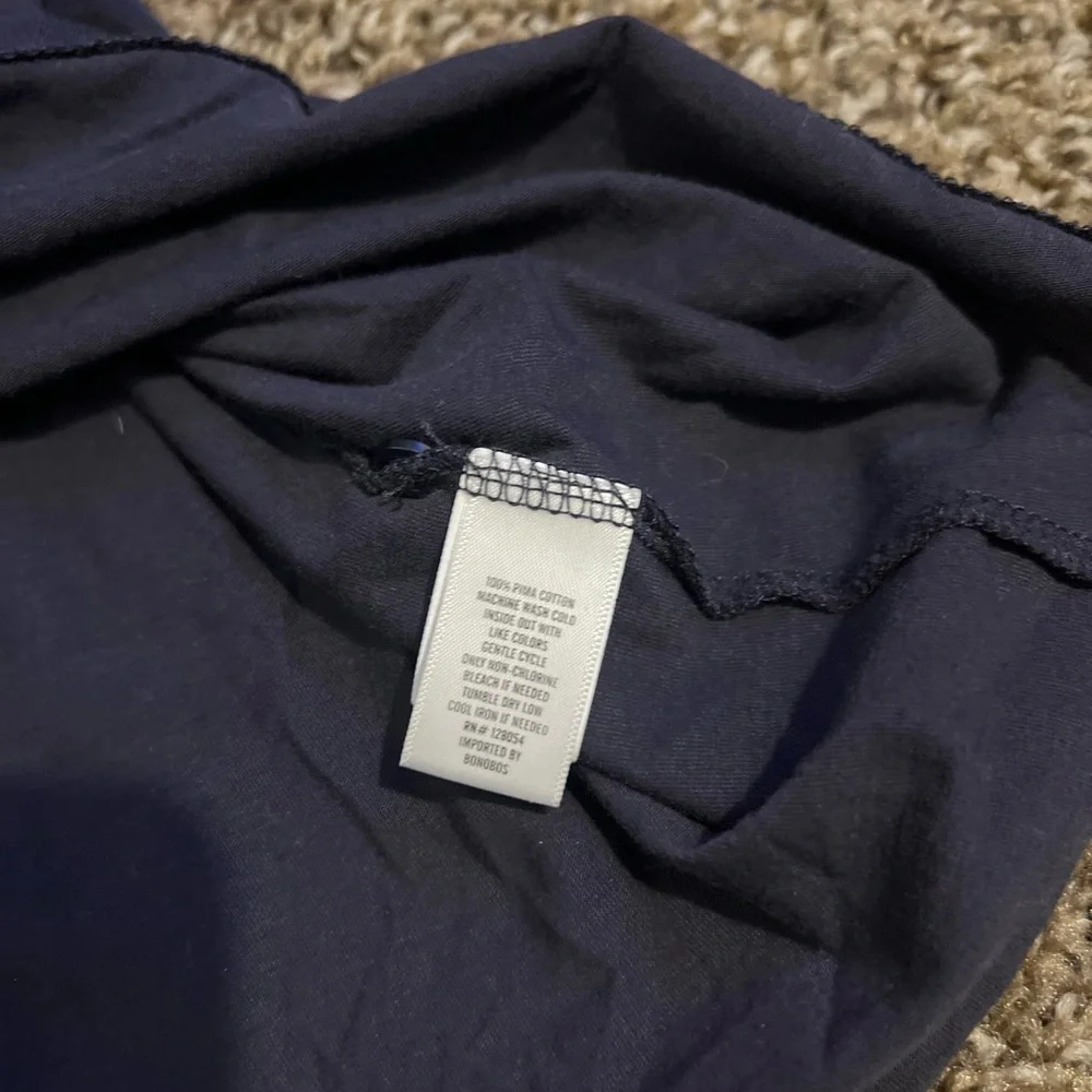 Bonobos Navy Long Sleeve Polo Shirt